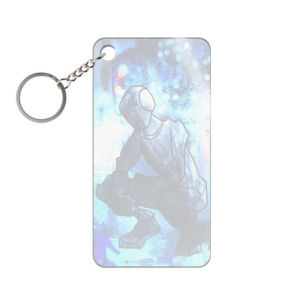Robot Man Keychain - Cyberpunk Android Acrylic Charm