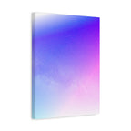 Starfield Space Galaxy Canvas Wall Art - Cosmic Purple Decor