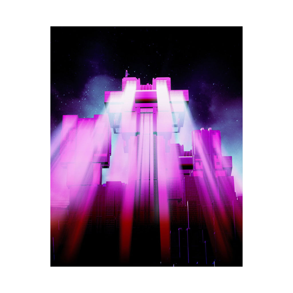 The City of Lights Matte Poster Print