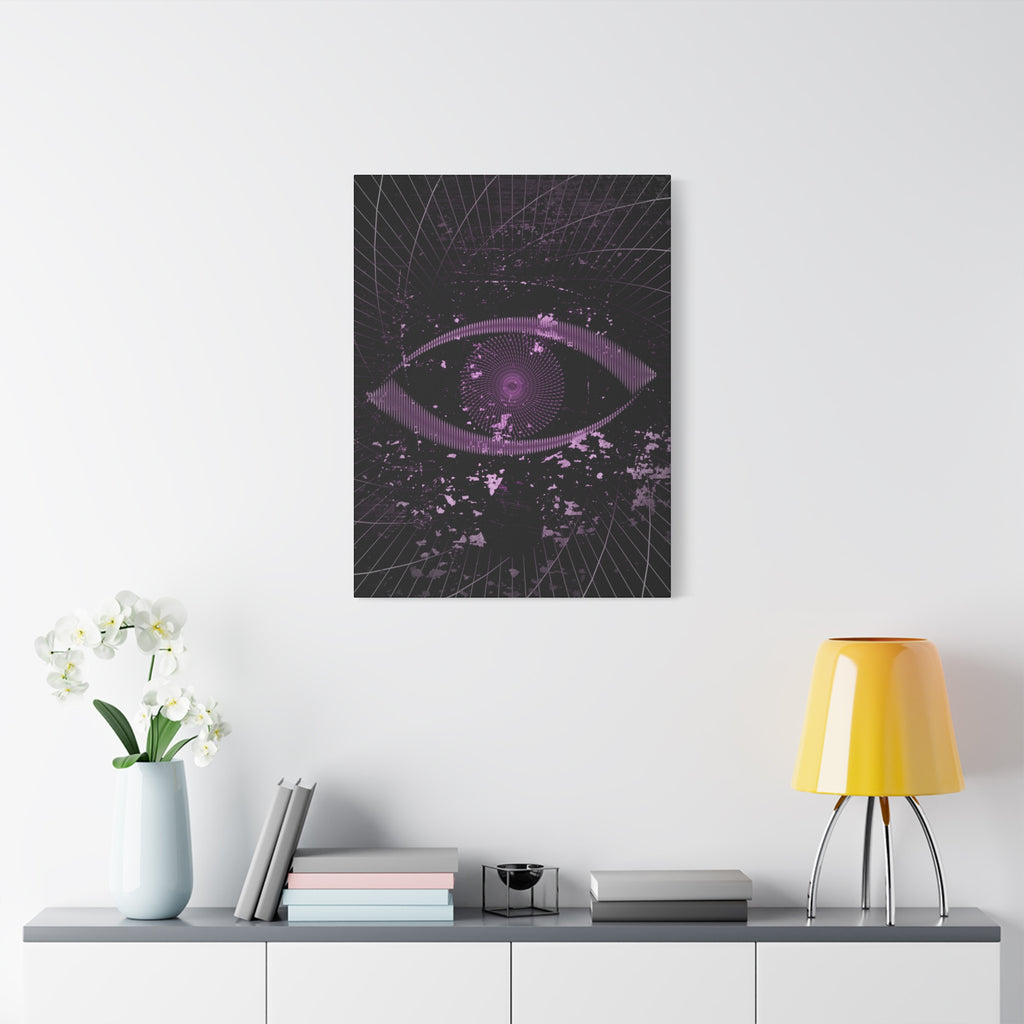 Eye of the Lost Cosmic Canvas Art - Mystical Third-Eye Galaxy Decor
