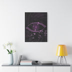 Eye of the Lost Cosmic Canvas Art - Mystical Third-Eye Galaxy Decor
