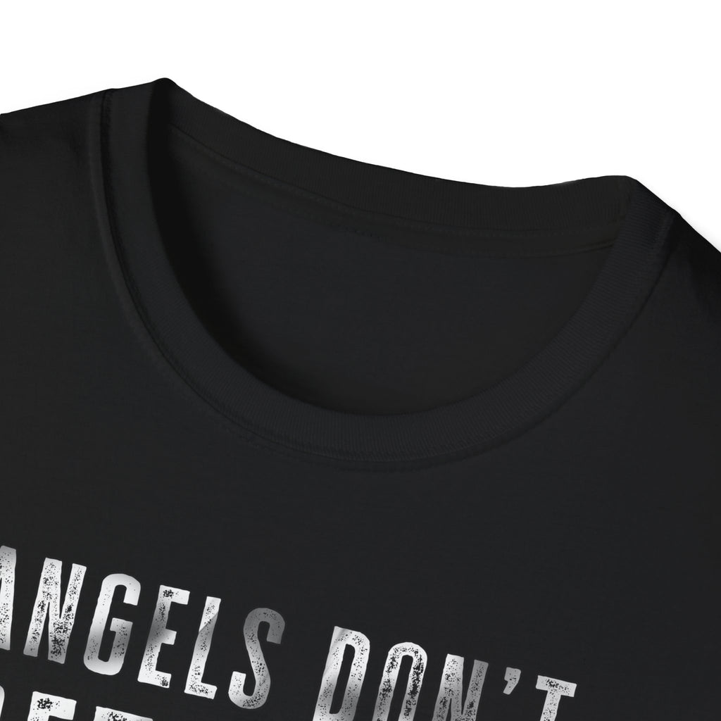 Angels Don't Get Hurt Graphic Tee - Grunge Statement Shirt