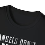 Angels Don't Get Hurt Graphic Tee - Grunge Statement Shirt