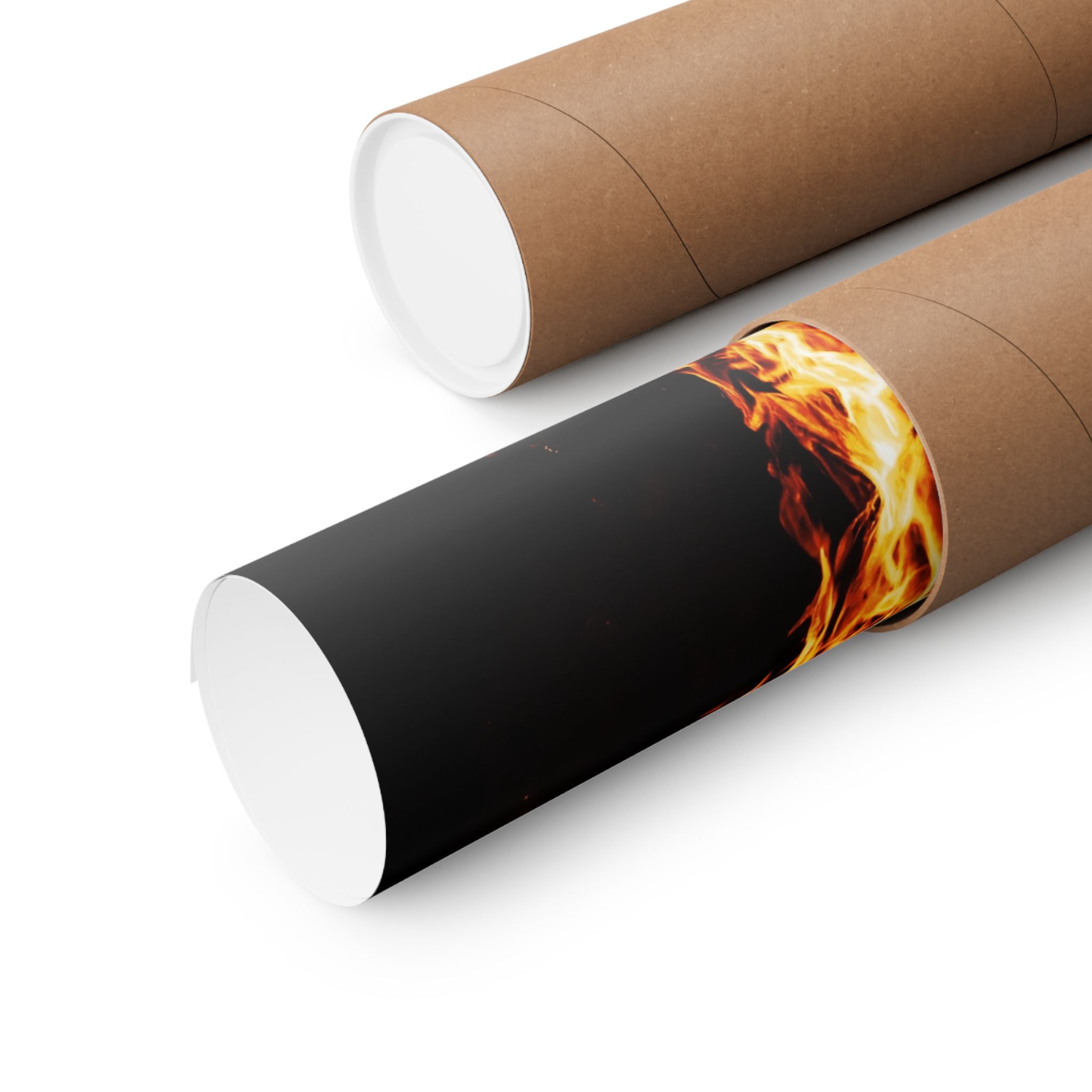 Phoenix Fire Poster Print - Mythical Fire Bird Art