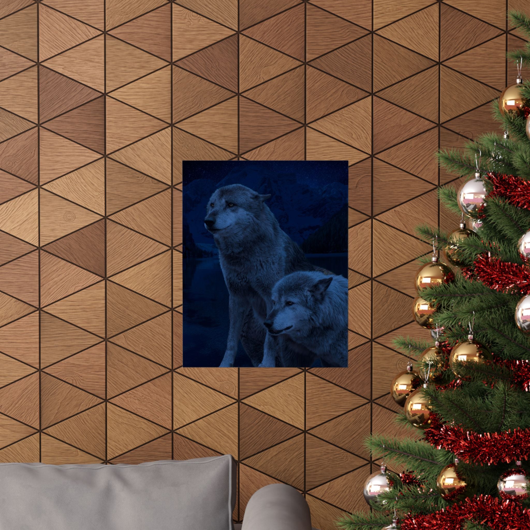 Wolf Pack Matte Vertical Posters - Stunning Wildlife Art for Nature Lovers - Perfect for Home & Office Decor