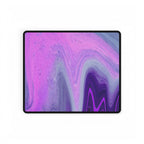 Into The Night Desk Mat - Purple Pink Abstract Mouse Pad