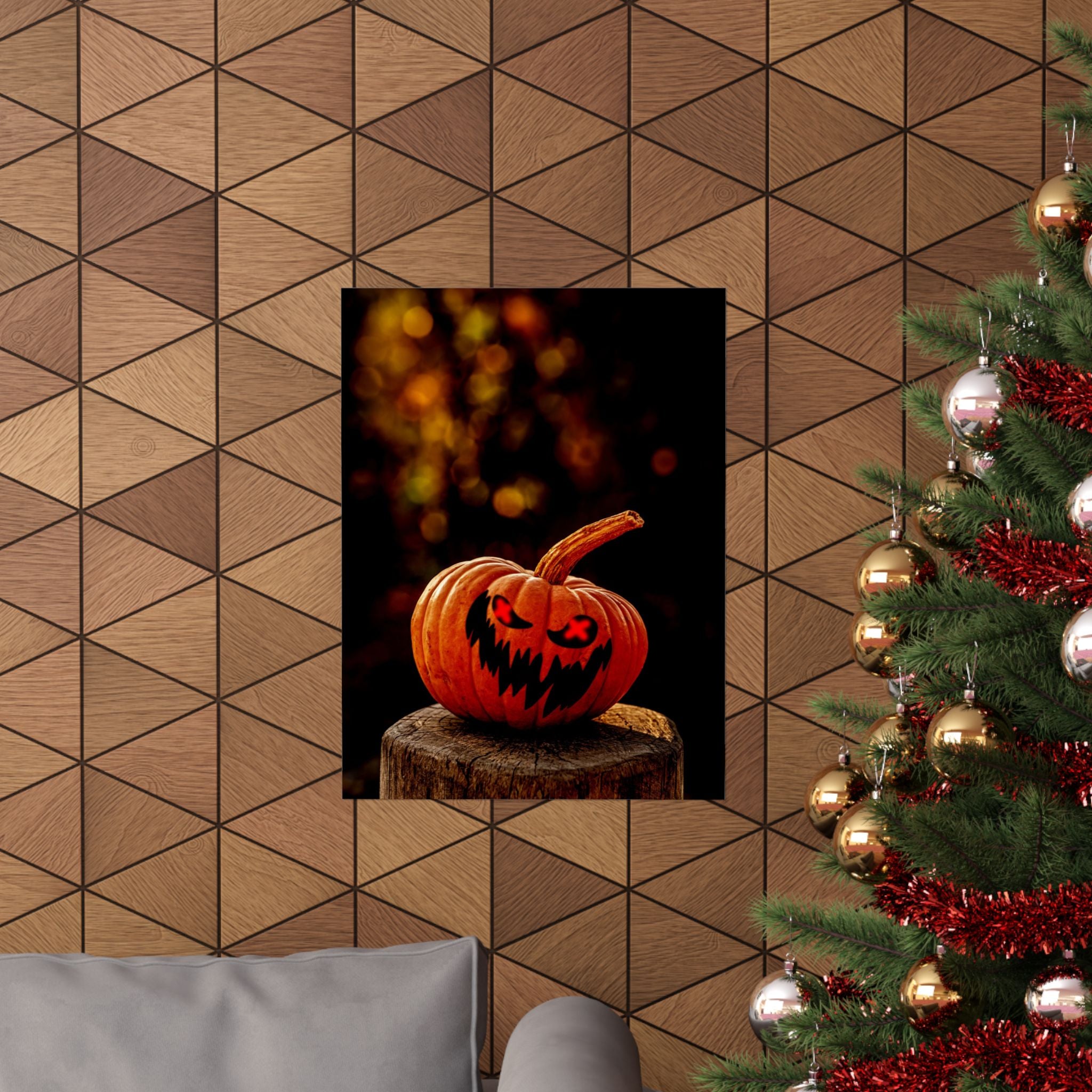 The Pumpkin Nightmare Matte Poster Print