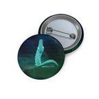 Snake Bite Pin - Dark Gothic Serpent Art Button