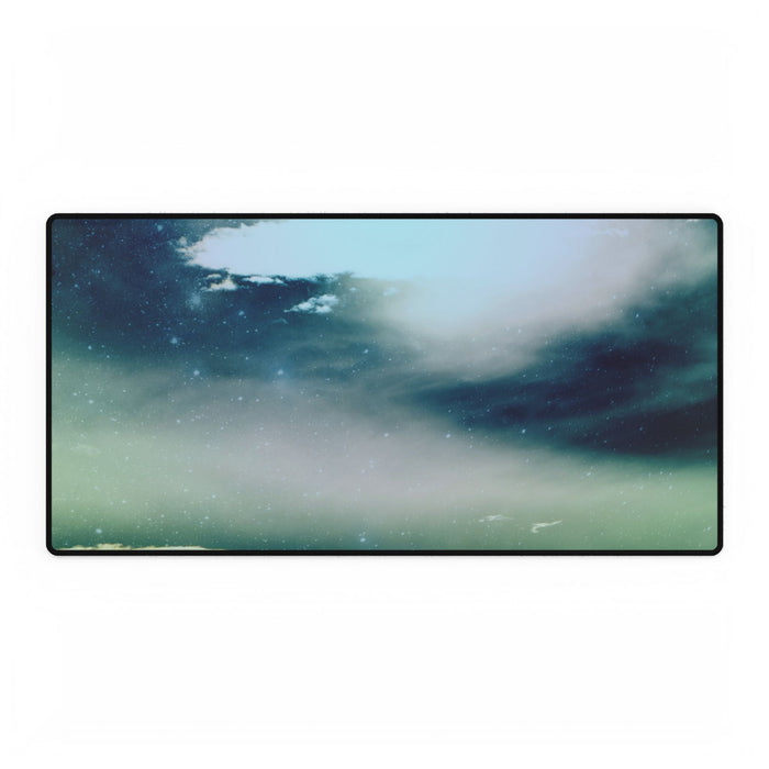 Sunset Space Mountains Retro Vaporwave Peaks Desk Mat Mousepad