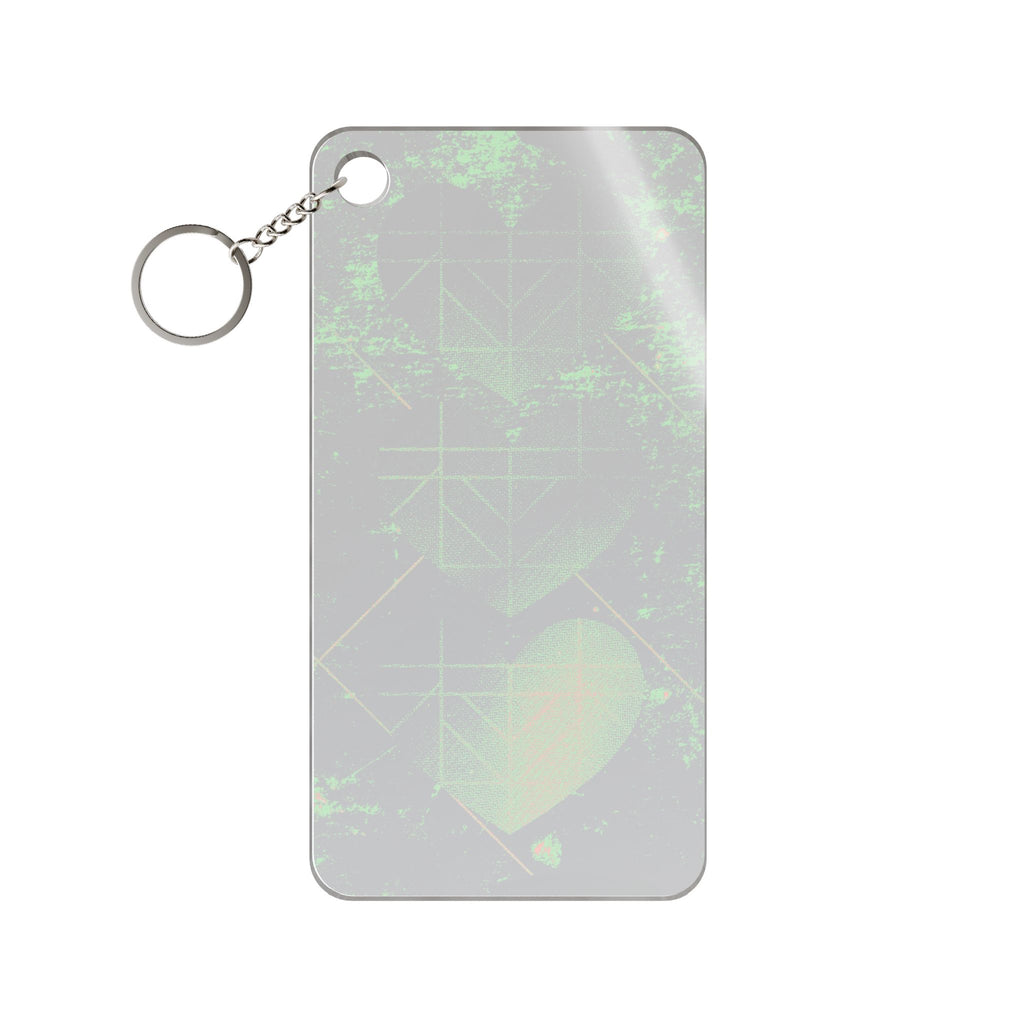 Retro Three Hearts Keychain - Level One 8-Bit Gamer Acrylic Charm