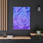 Liquid Metal Mist Pink Canvas Wall Art - Modern Textured Abstract Decor