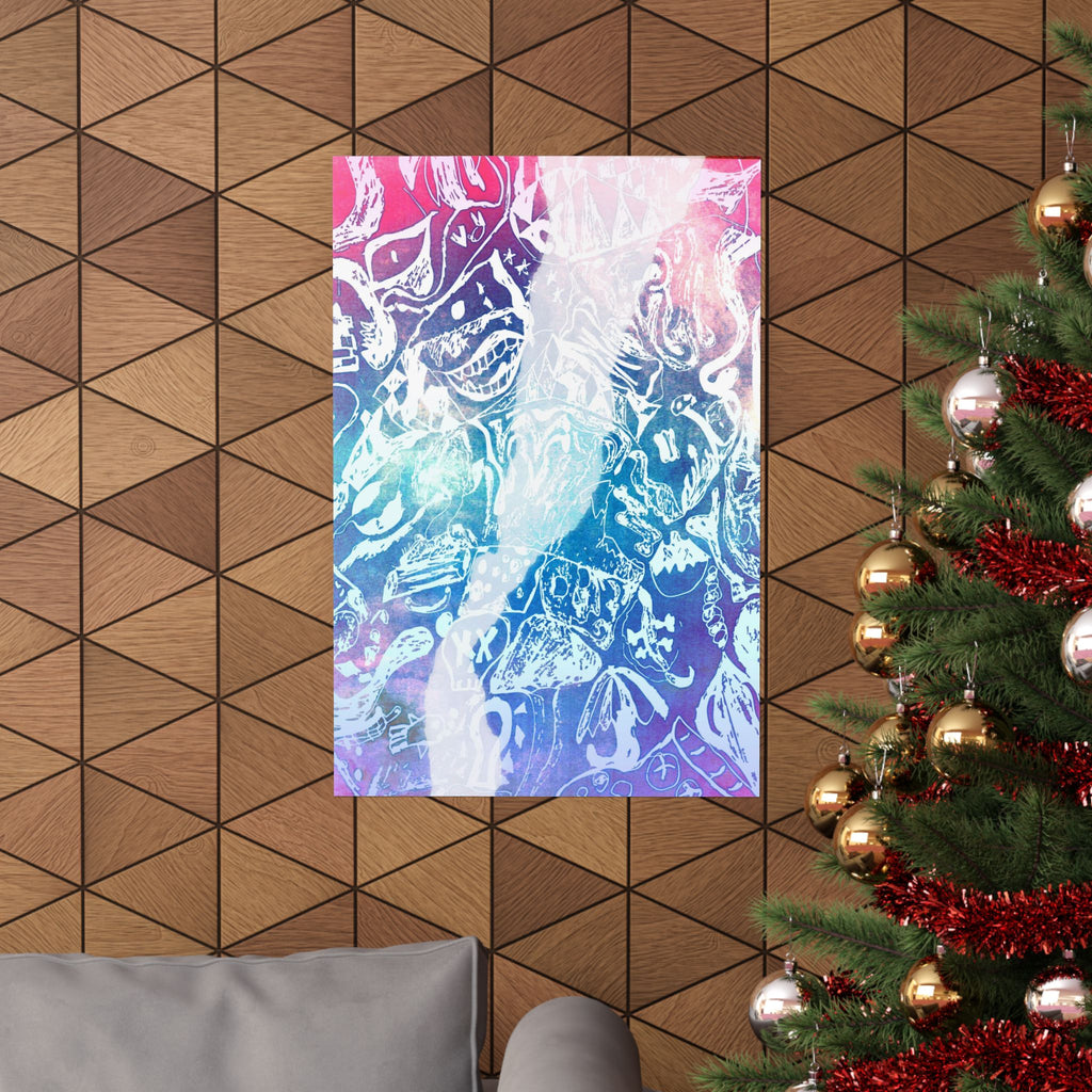 Doodles of a Lost Mind Poster - Torn Apart Doodle Art Print