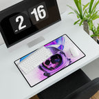 Astronaut Skeleton Skull Desk Mat - Dark Space Gaming Mat