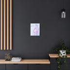 Lit Thinker Canvas Wall Art - Psychedelic Abstract Portrait Decor