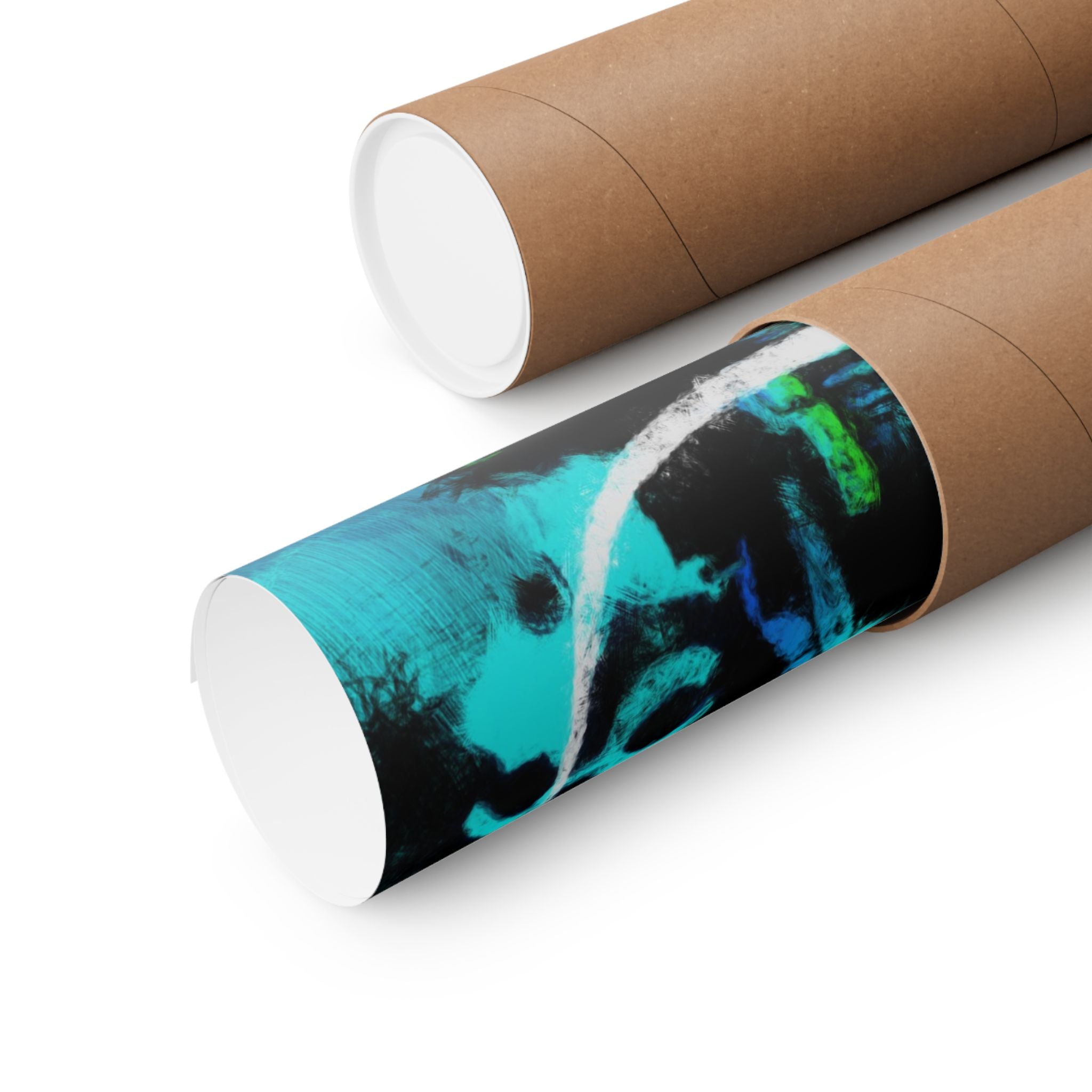 Grunge Space Man Poster - Splatter Astronaut Art Print
