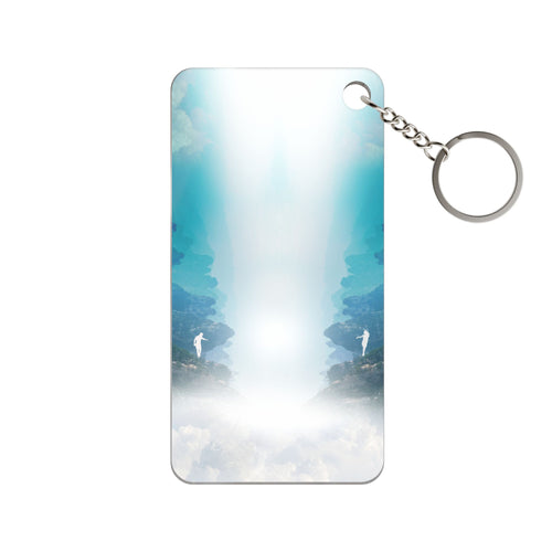 Lost Lovers Keychain - Couple Surreal Landscape Acrylic Charm