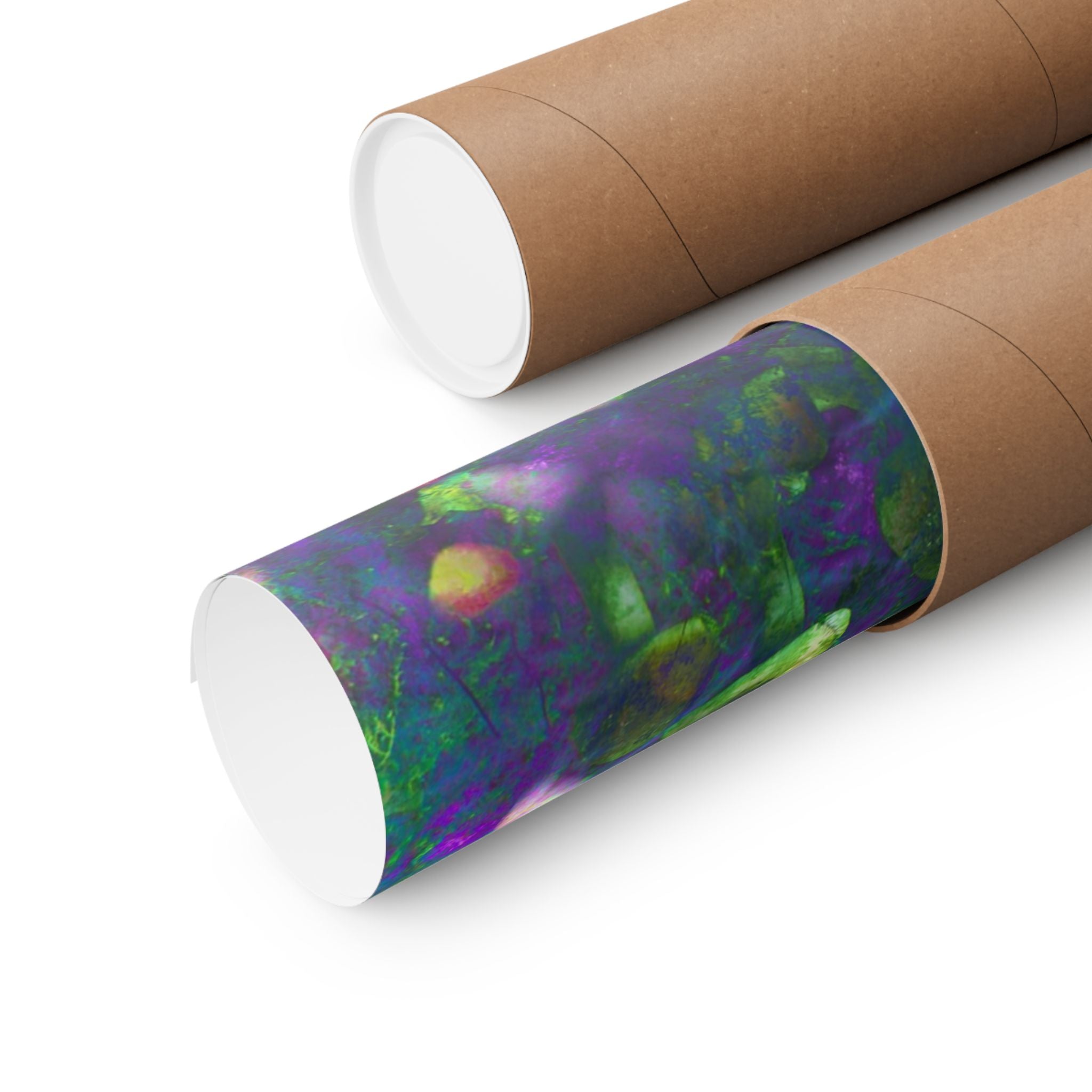 Trippy Cheetah Matte Poster Print