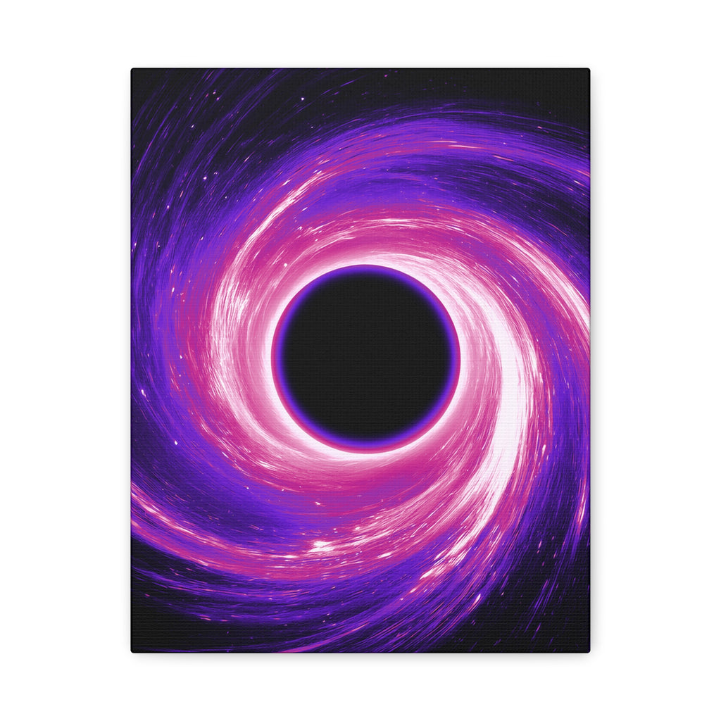 Neon Wave Horizon Canvas Wall Art - Retro 80s Cyberpunk Sunset