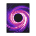 Neon Wave Horizon Canvas Wall Art - Retro 80s Cyberpunk Sunset