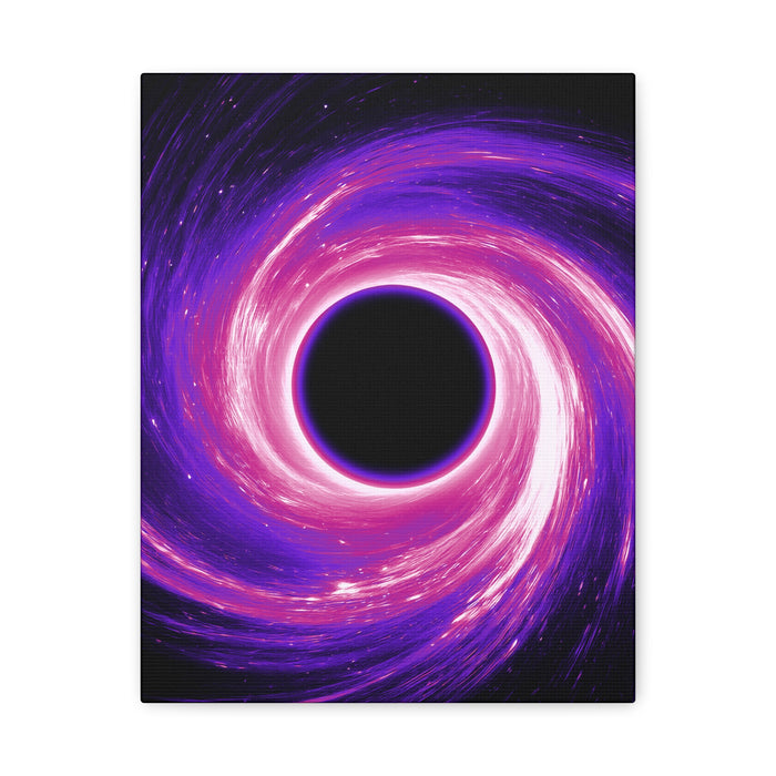 Neon Wave Horizon Canvas Wall Art - Retro 80s Cyberpunk Sunset