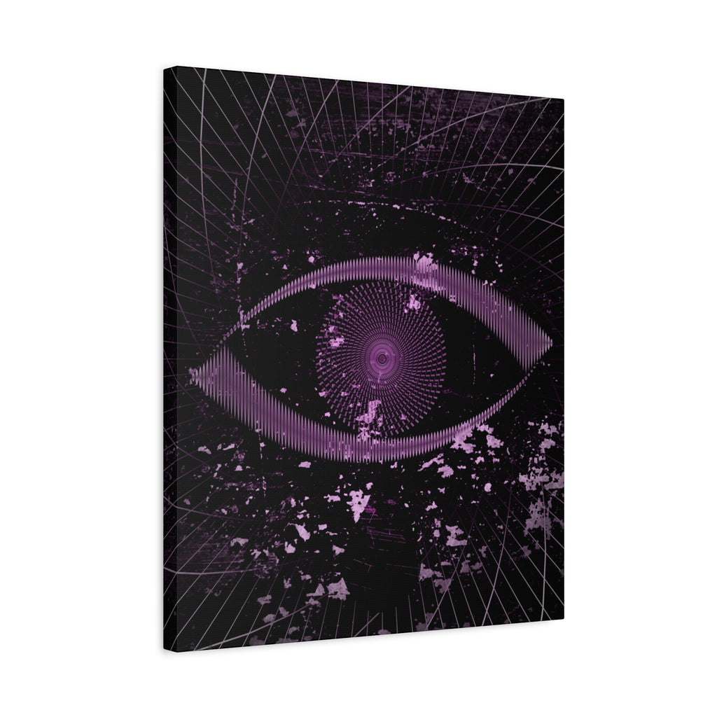 Eye of the Lost Cosmic Canvas Art - Mystical Third-Eye Galaxy Decor