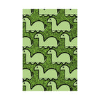 Dino Rampage Poster - Dinosaur City Attack Art Print