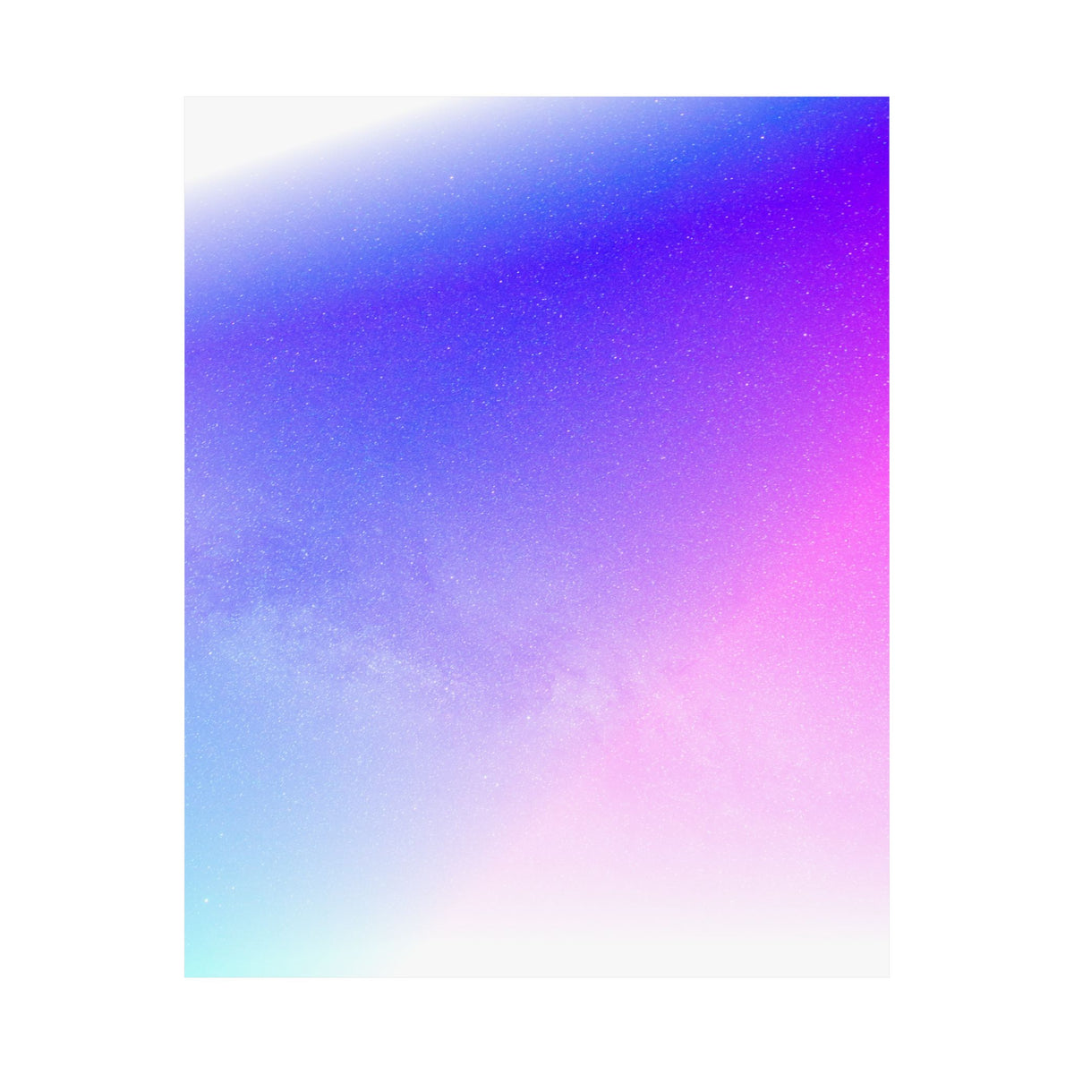 Starfield Space Galaxy Poster - Cosmic Purple Art Print