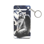 Stone Angel Acrylic Charm Keychain