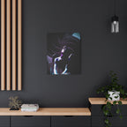 Skybound Canvas Wall Art - Surreal Angel Figure in the Clouds