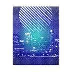 Chicago Skyline Watercolor Canvas Wall Art - Windy City Decor