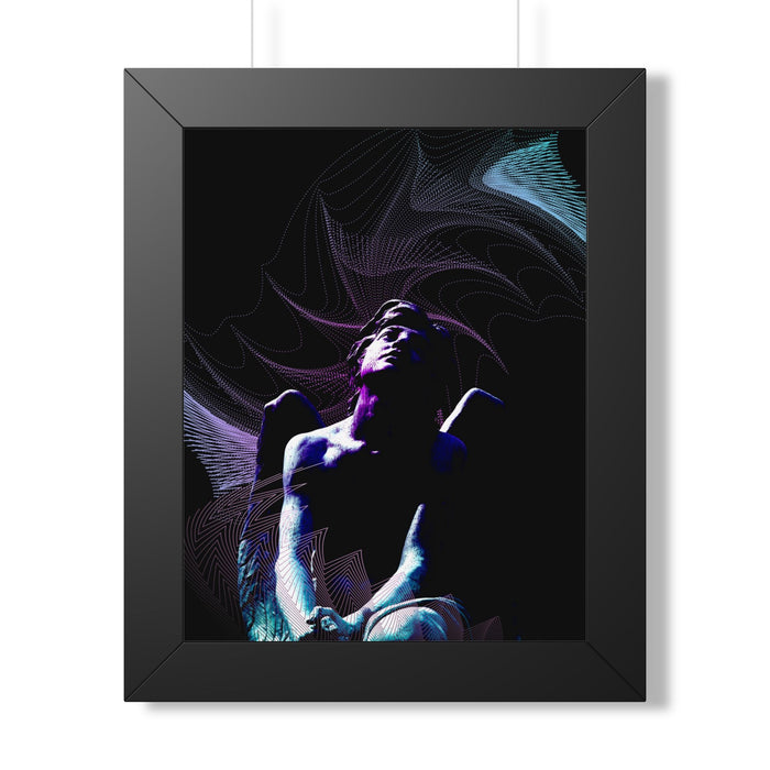 Skybound Framed Poster - Surreal Dreamy Cloudscape Wall Art