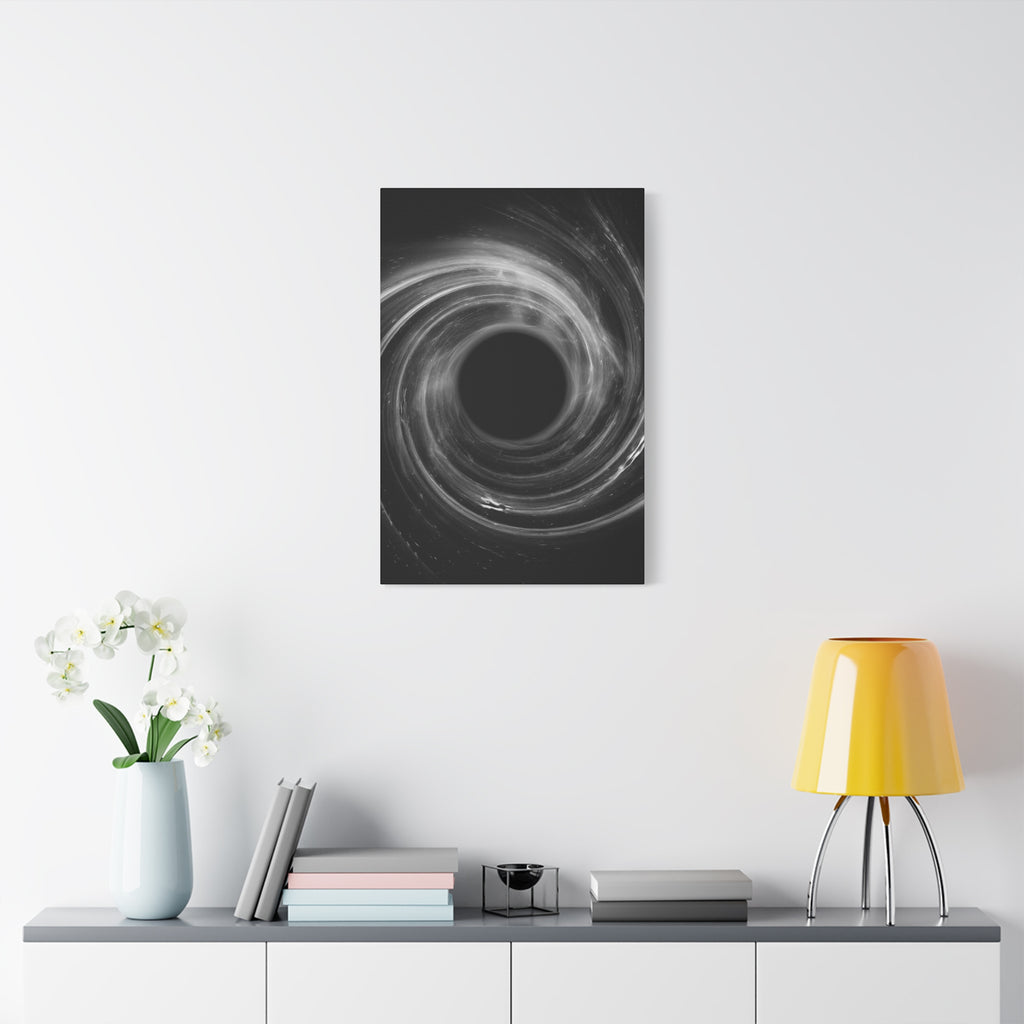 Black Hole Canvas Wall Art - Cosmic Universe Decor