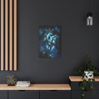Galaxy Heart Canvas Wall Art - Cosmic Anatomical Space Love Decor