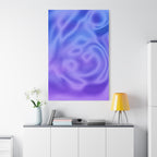 Liquid Metal Mist Pink Canvas Wall Art - Modern Textured Abstract Decor