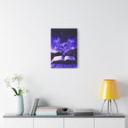 Magic Book Love Spell Canvas Wall Art - Witchy Fantasy Decor