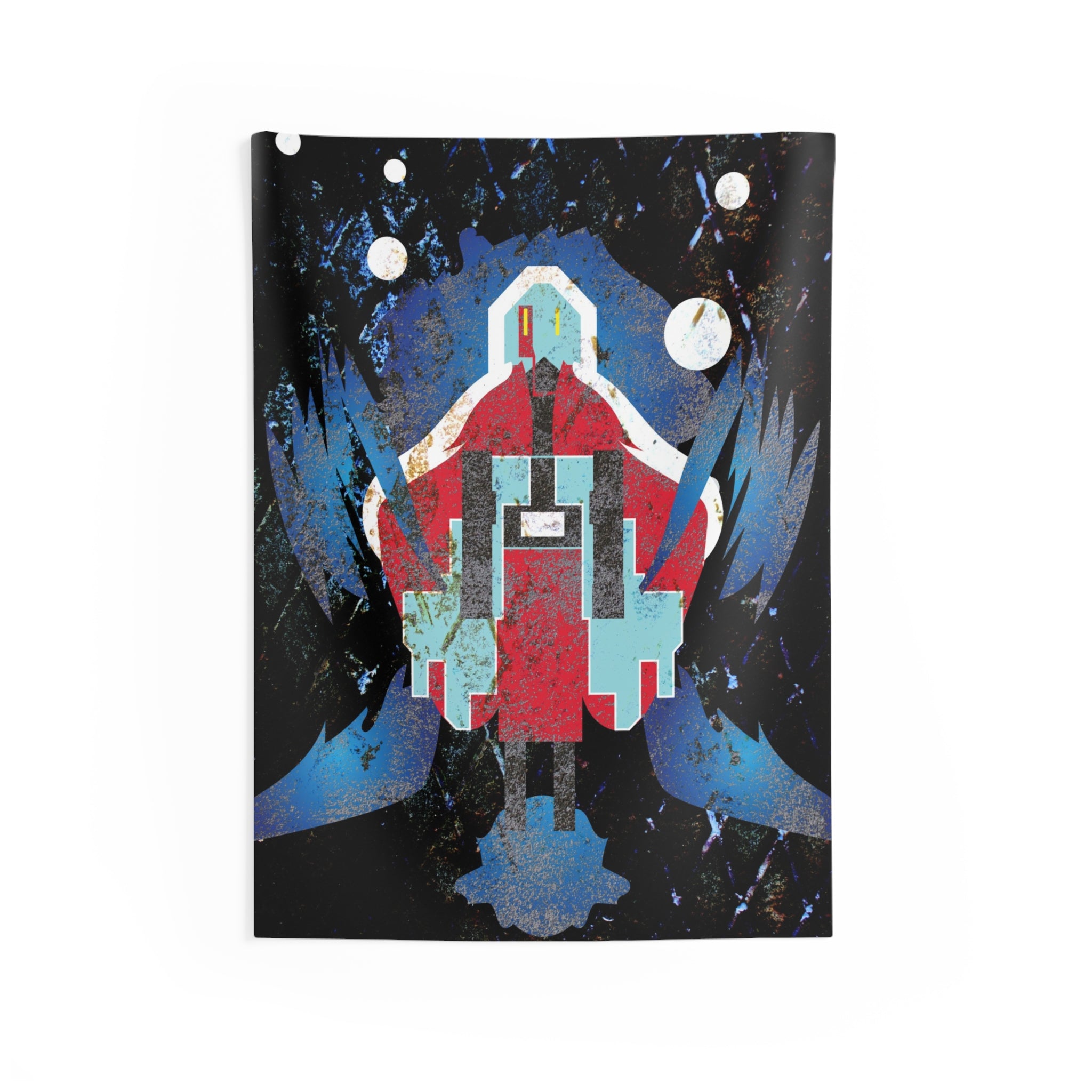 Scratch Abstract Tapestry - Grunge Texture Wall Hanging