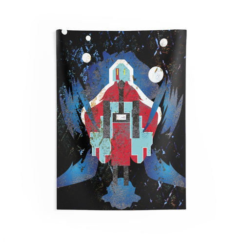 Scratch Abstract Tapestry - Grunge Texture Wall Hanging
