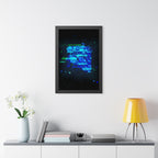 The Data Cube Framed Poster - Abstract Tech Cube Wall Art