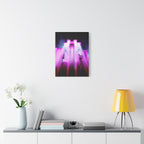 The City of Lights Vibrant Cityscape Canvas Art | Modern Neon Urban Skyline Wall Decor