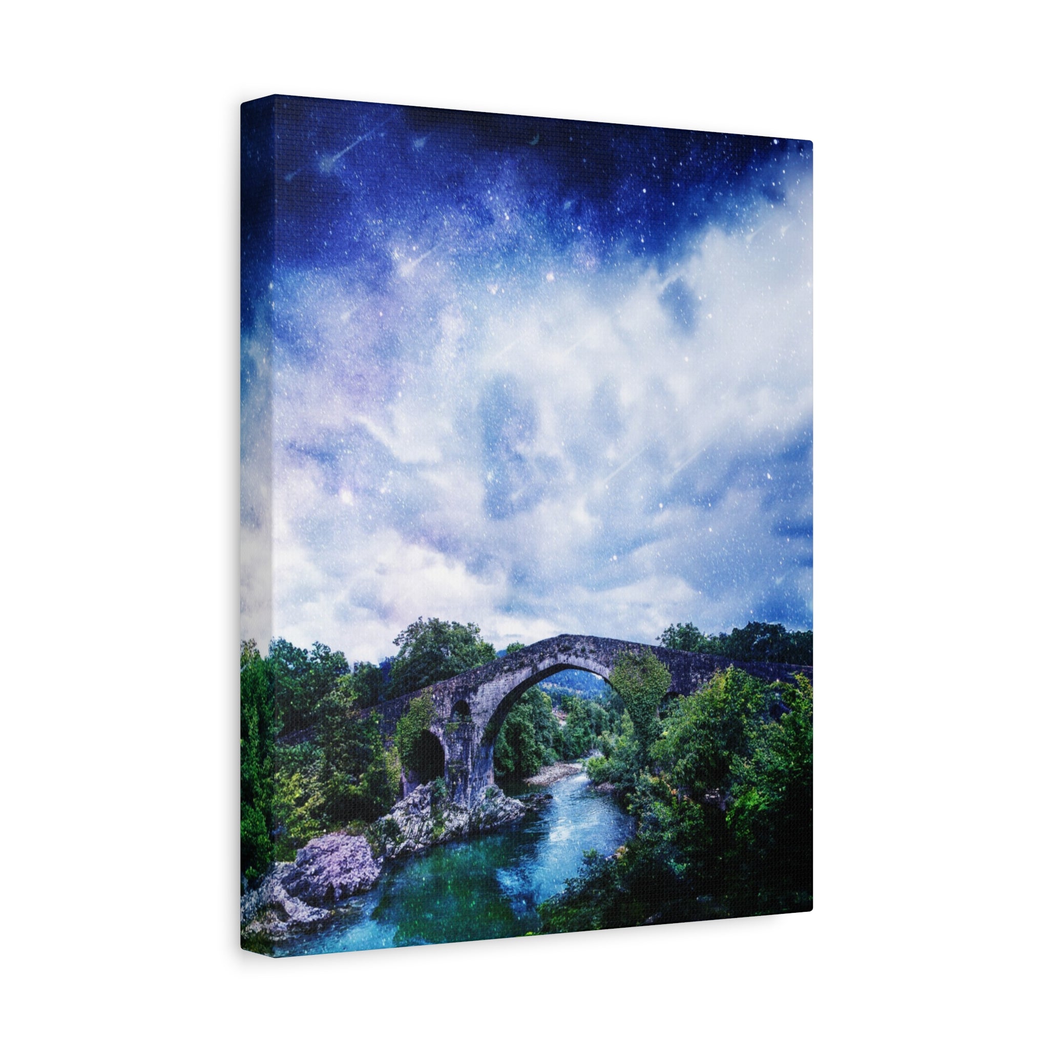Enchanted Landscape Canvas Wall Art - Fantasy Forest Decor