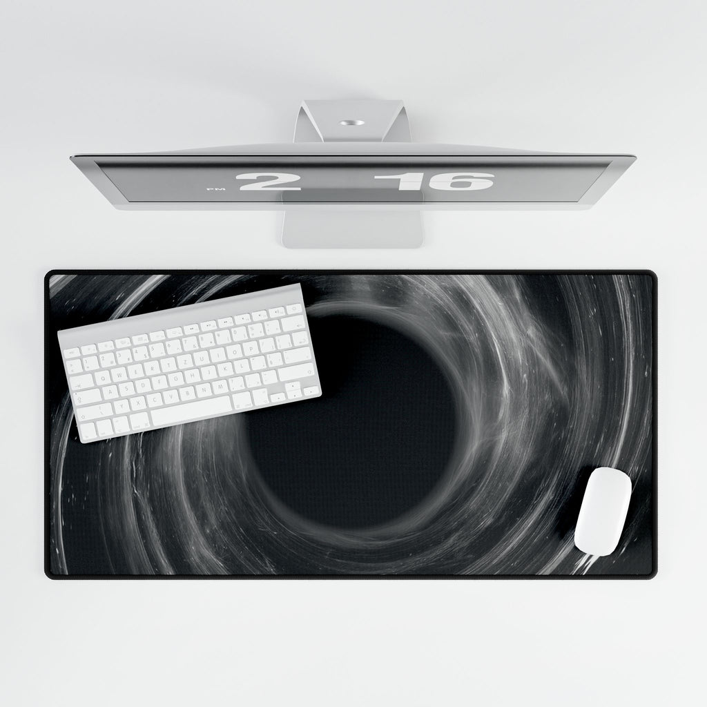 Deep Space Black Hole Desk Mat - Cosmic Gaming Mouse Pad