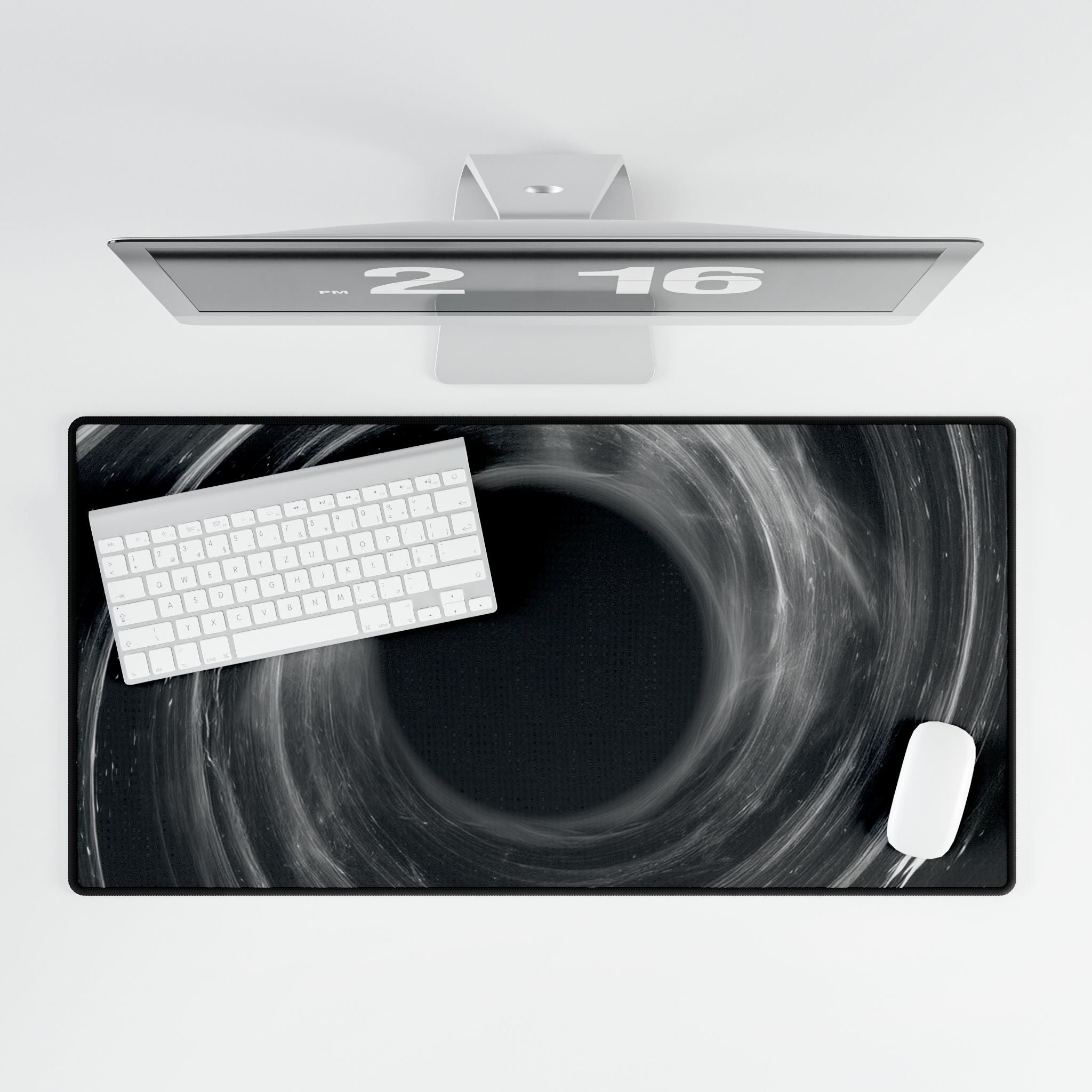 Deep Space Black Hole Cosmic Gaming Desk Mat