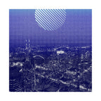 Nashville Skyline Poster - Aerial Sunset Cityscape Art Print