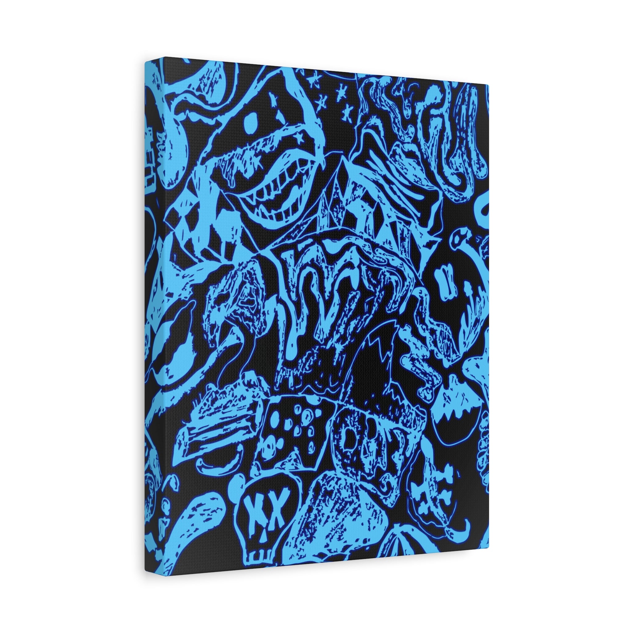 Doodles of a Lost Mind Canvas Art - Psychedelic Abstract Mindscape