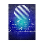 Chicago Pixel Art Poster - Retro 8-Bit Skyline Print