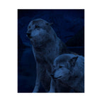 Wolf Pack Matte Vertical Posters - Stunning Wildlife Art for Nature Lovers - Perfect for Home & Office Decor