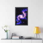 Star Formation Framed Vertical Poster - Stunning Galaxy Art for Home Decor