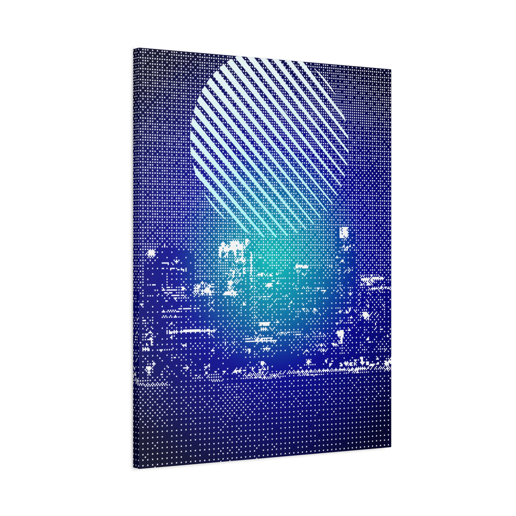 Chicago Skyline Watercolor Canvas Wall Art - Windy City Decor