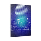 Chicago Skyline Watercolor Canvas Wall Art - Windy City Decor