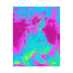 Melted Zone Poster - Surreal Melting Abstract Art Print
